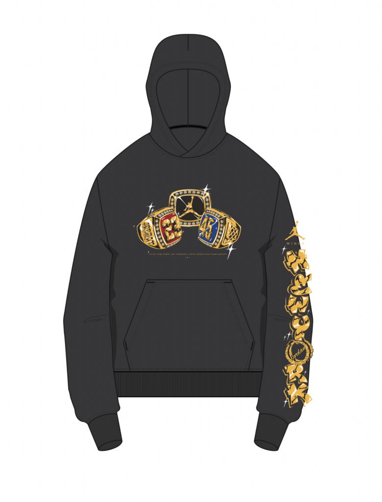 Hoodie design by the NYC Team at the Jordan Virtual Design Studio.