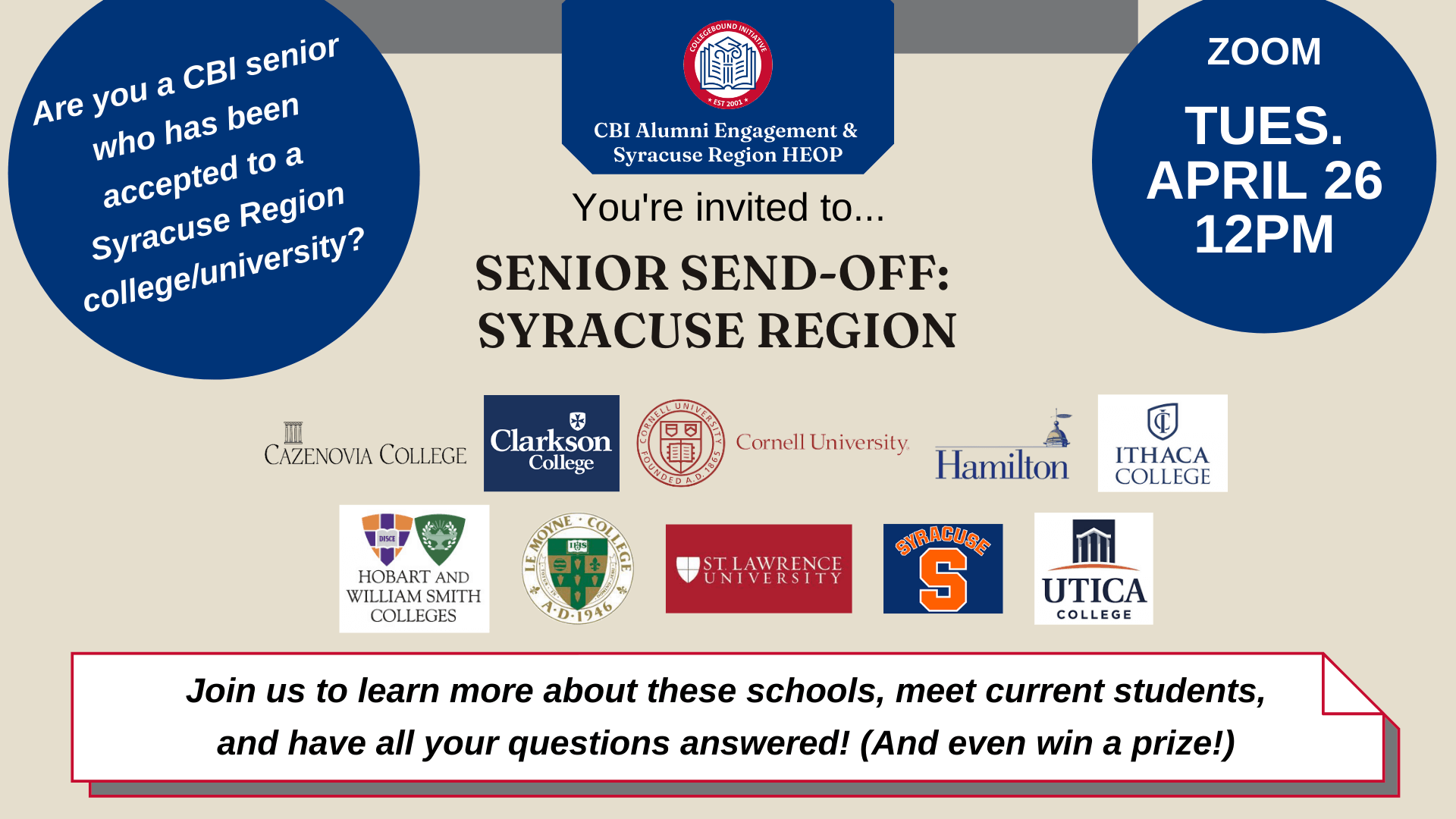 Syracuse region senior sendoff