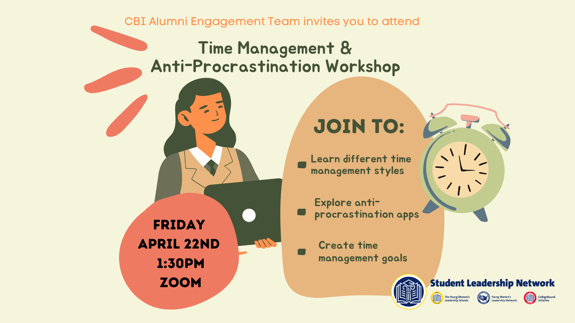 Time Management & Anti-procrastination workshop