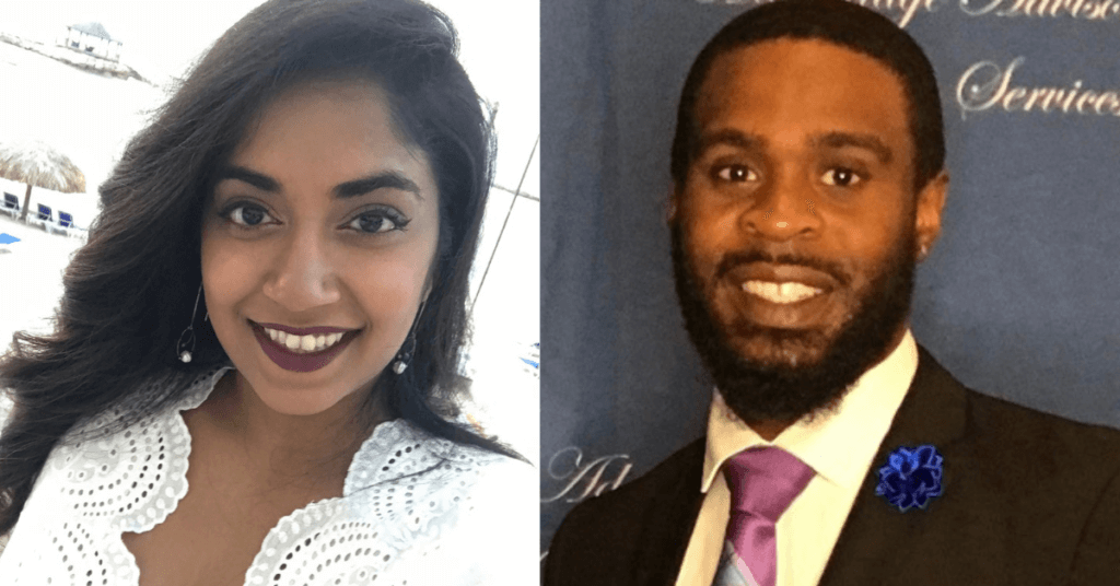 Stephanie Narine and Jeffrey Petway