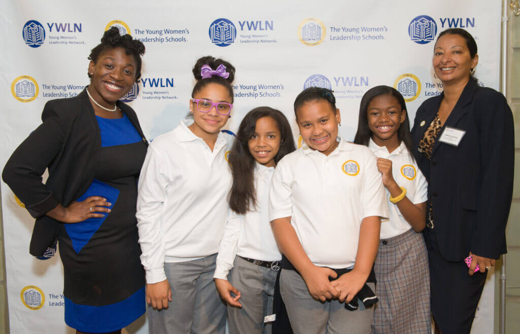Jahleese at the (Em)Power Breakfast with TYWLS Bronx students and co-founder Lee Laureano