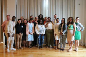 TYWLS administrators and the GE team gather for a picture on the last day of the retreat.