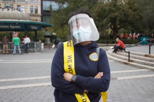 TYWLS Alumna Jessica was a community volunteer during the COVID pandemic.