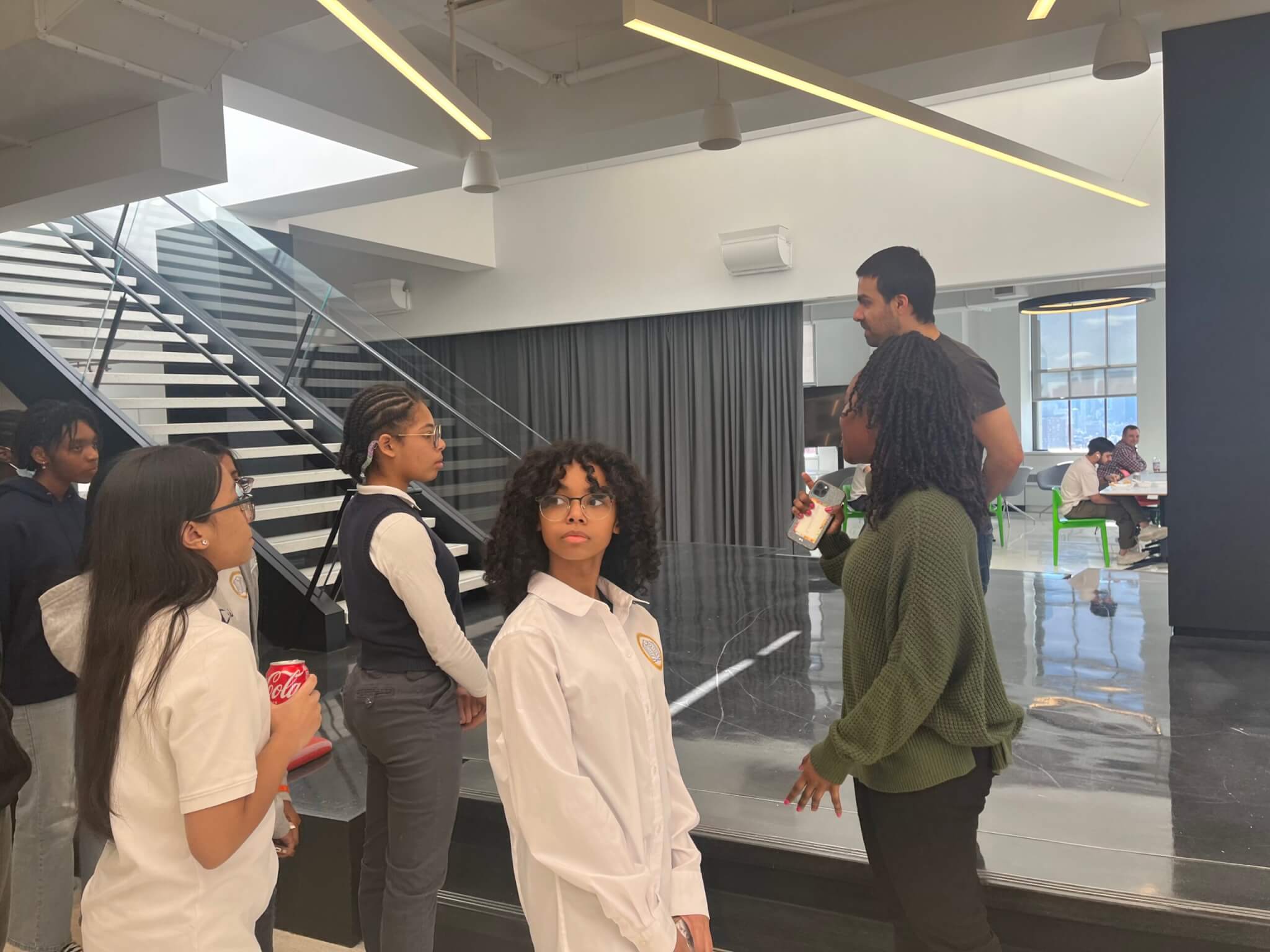 TYWLS students got a tour of the SONY office.