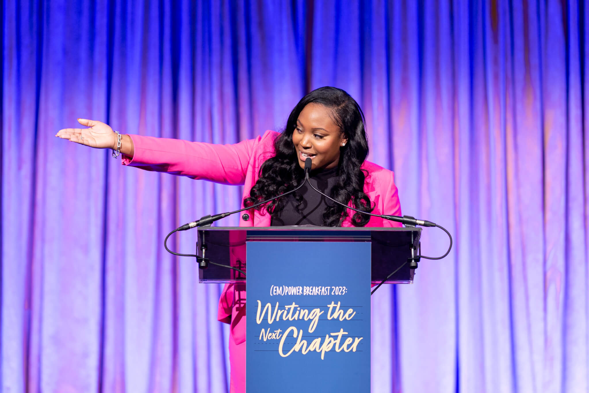 Talia Scott was honored at the 2023 (Em)Power Breakfast