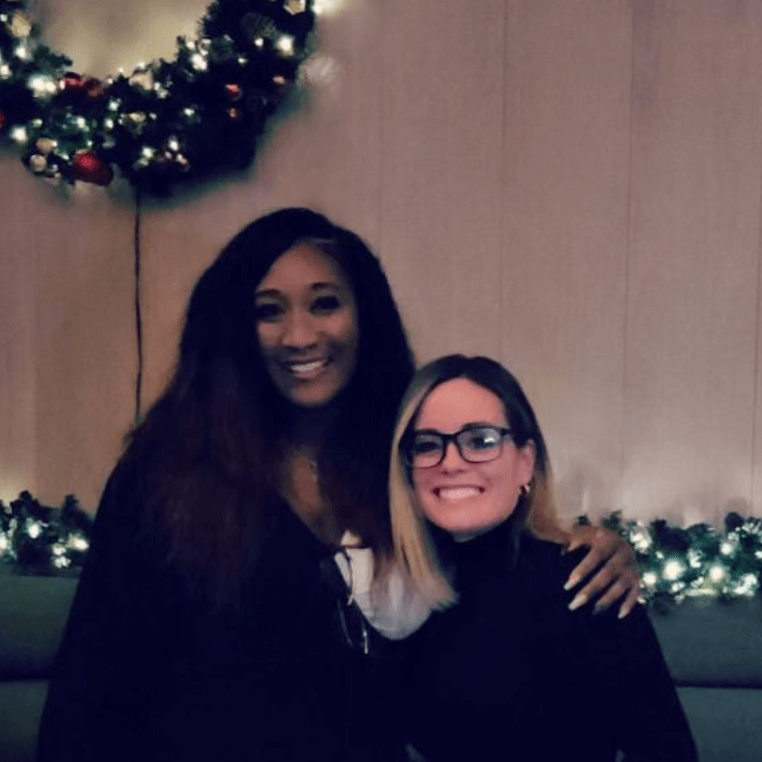 Teacher Ms. Donohue with TYWLS Staten Island Principal Shepard